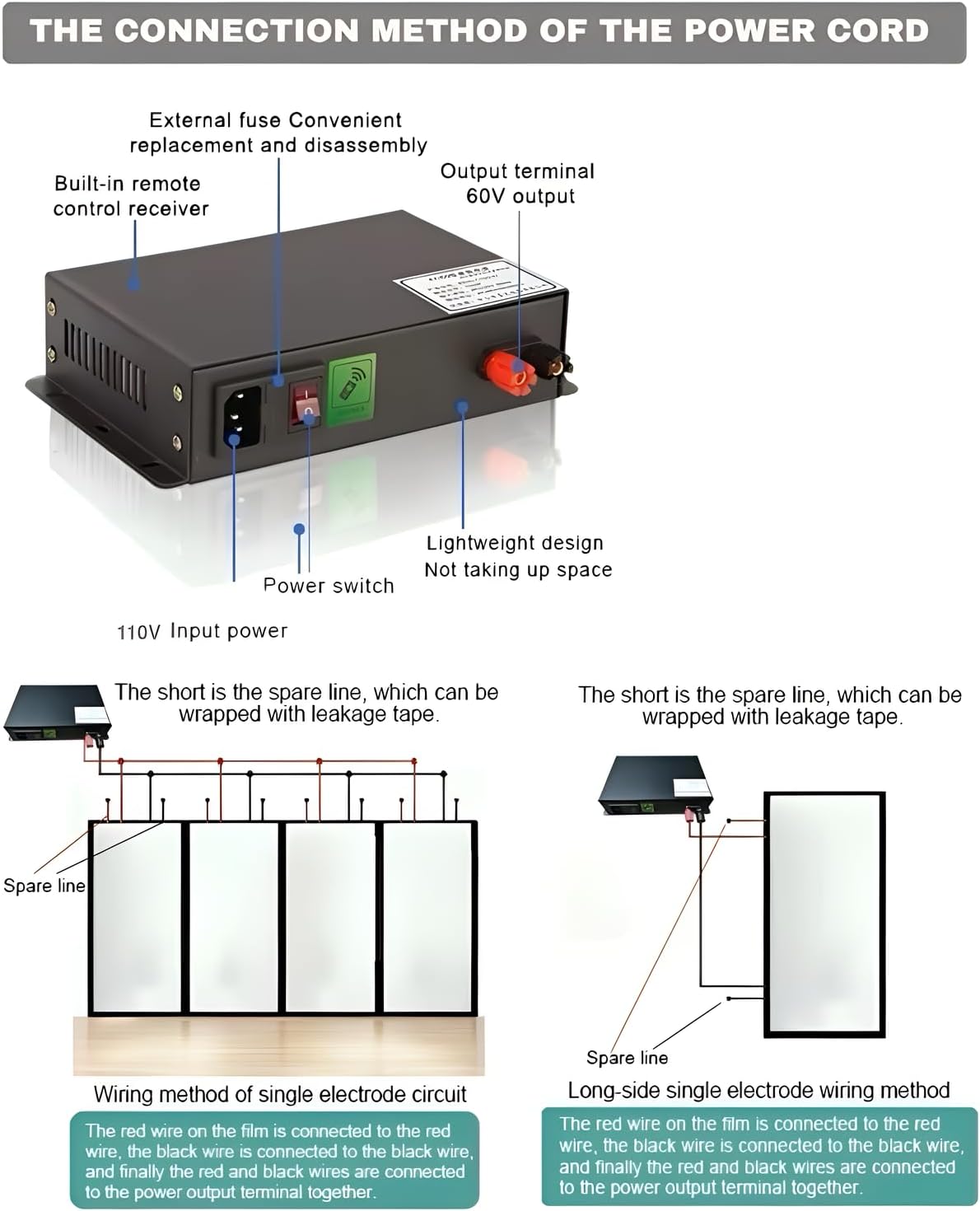 (47.5" x 78.5") | Window Privacy Film | PDLC Switchable, Window Film | Smart Film for Windows & Home Office Window |Adhesive Privacy Film | Heat Insulation UV Blocking-Clear to Opaque, Smart Tint